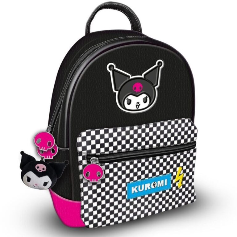 hello kitty kuromi (punk vibes) fashion backpack