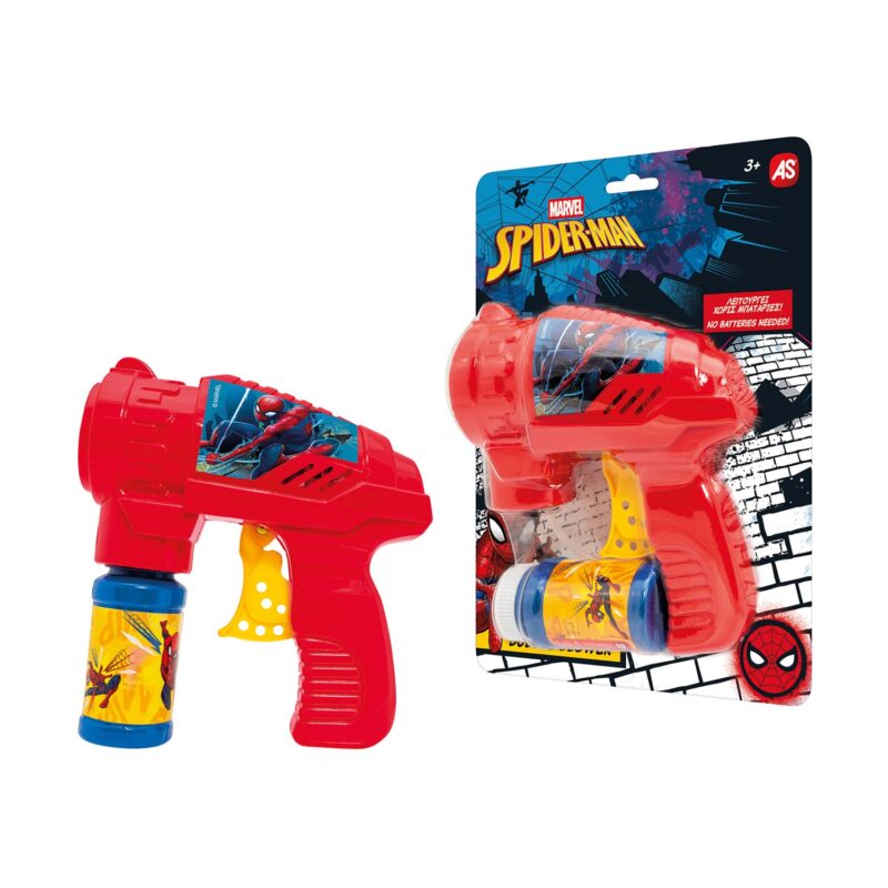 as Όπλο μπουρμπουλήθρες spider man, Για 3+ Ετών (5200 01381)