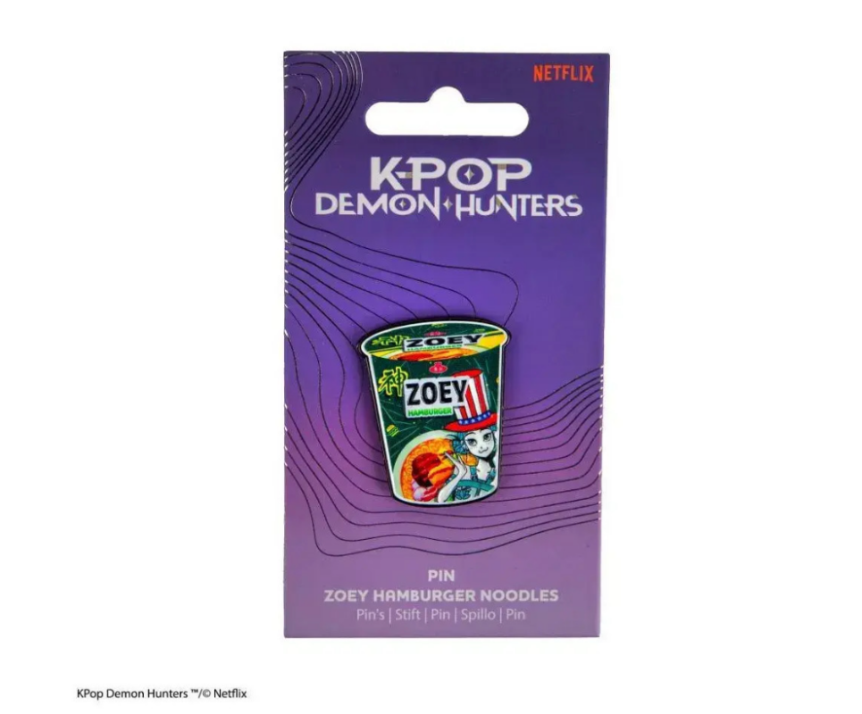 cinereplicas Κονκάρδα k pop demon hunters zoey hamburger noodles pin cr3128