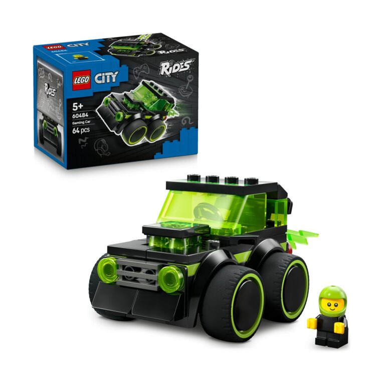 lego city: rides – gaming race car (60484)