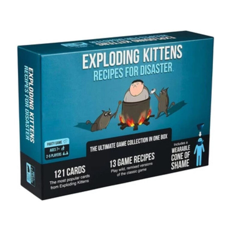 Επιτραπέζιο Παιχνίδι exploding kittens Εκρηκτικά Γατάκια Συνταγές για Καταστροφή για 2 5 Παίκτες 7+ Ετών (ka114966)